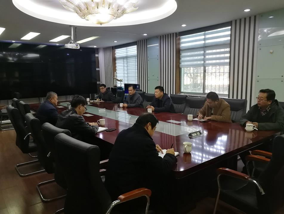 济南市长清区副区长丁勇来山东安博在线集团调研