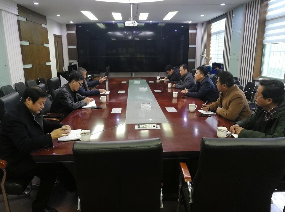 济南市长清区副区长丁勇来山东安博在线集团调研