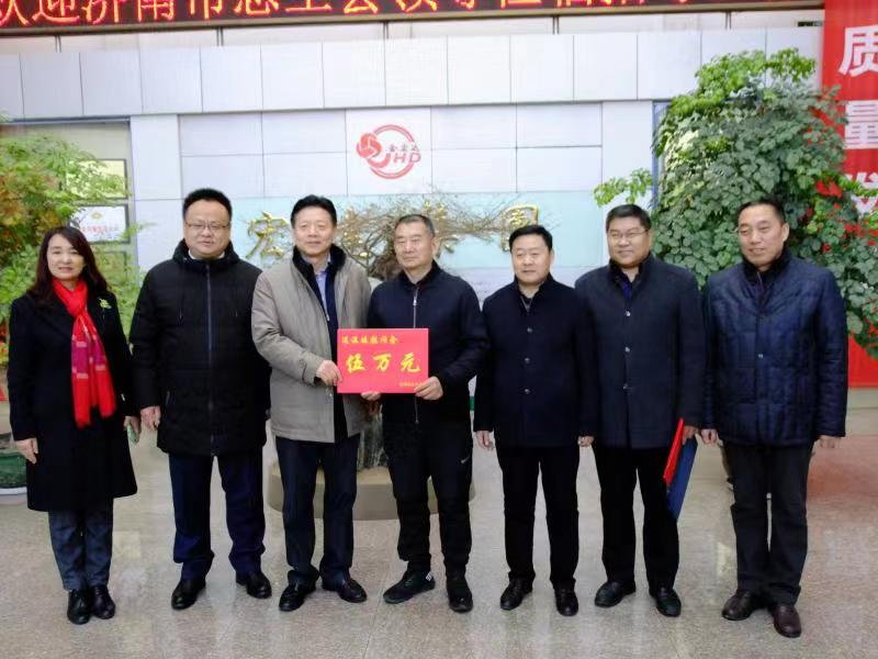 济南市总工会常务副主席傅金峰到安博在线集团走访慰问