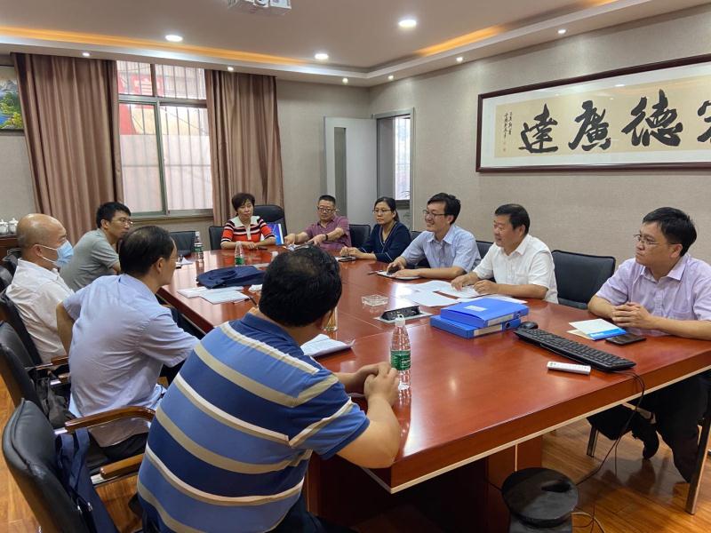 省总工会联合调研组来安博在线集团调研